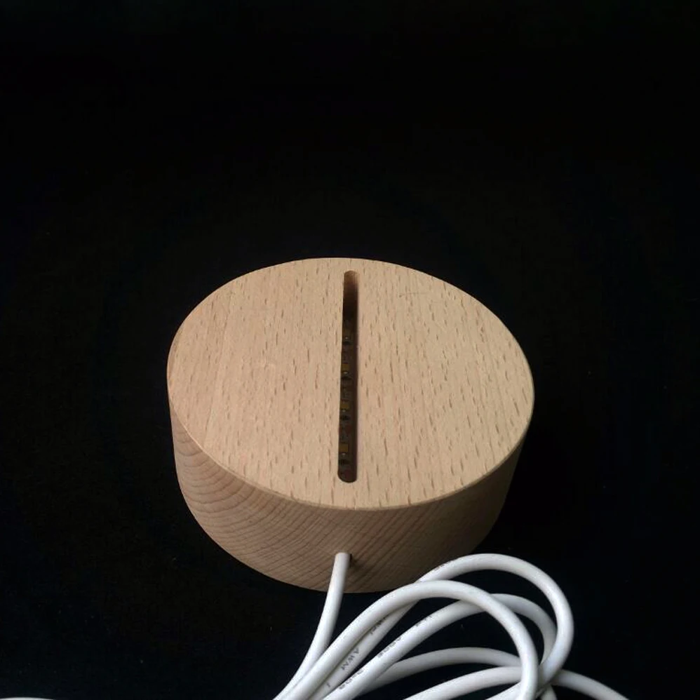 
Led lamp Base for 3D illusion night light table desk lamp 
