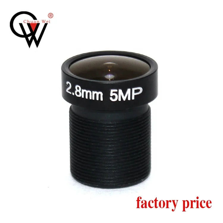High Quality Wide Angle Lens 2.8mm 5MP M12 Mount CCTV Lens