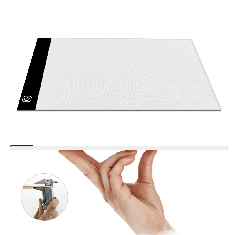 Hot sale school educational stationery laser hit point acrylic LED back lit light up drawing pad drawing toys