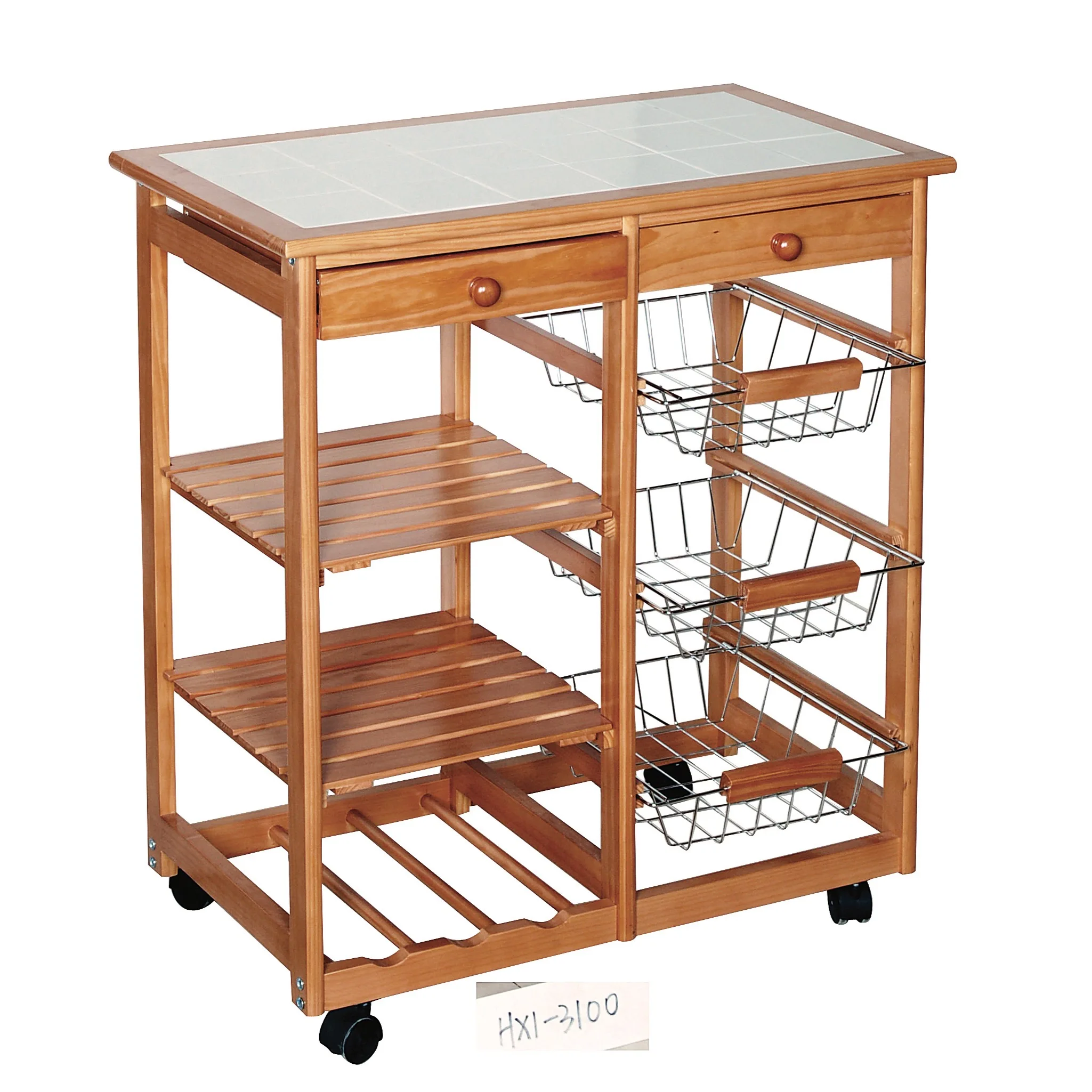 
metal storage trolley HX1-3100 