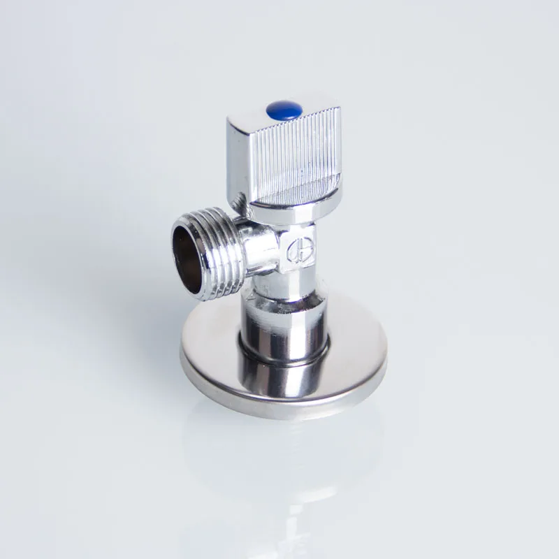 1/2 Латунный Водяной угловой клапан с ручкой из АБС-пластика