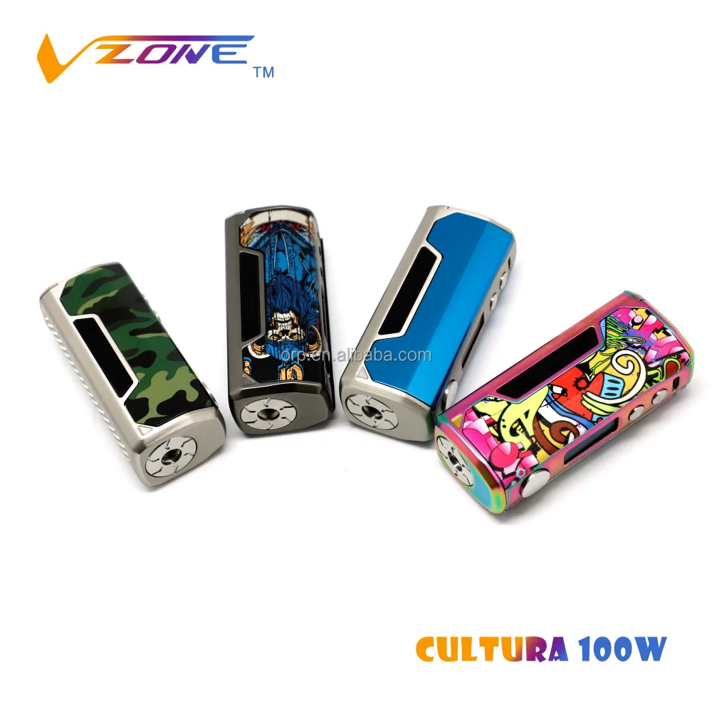 E cigarette china Vzone authentic vape mods Vzone Cultura 100w box mods electronic cigarette dubai prices