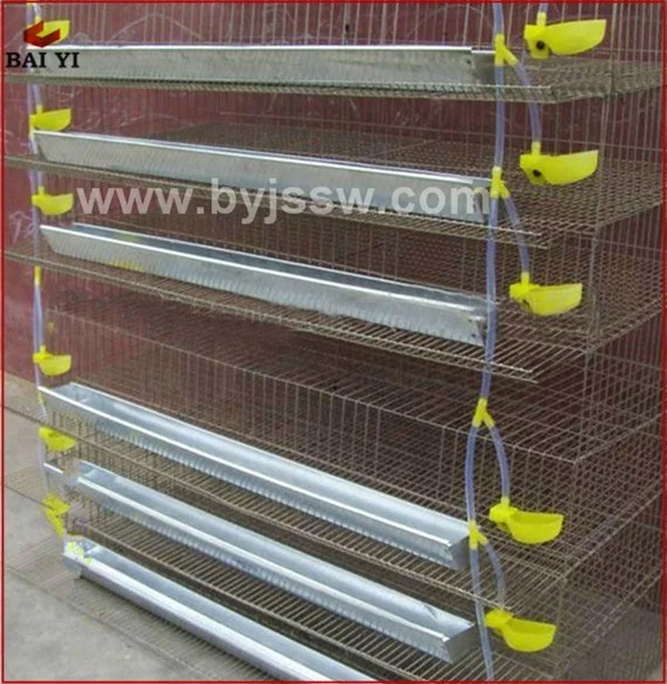 Poultry Quail Farming Equipment Cage Accessories With Tray