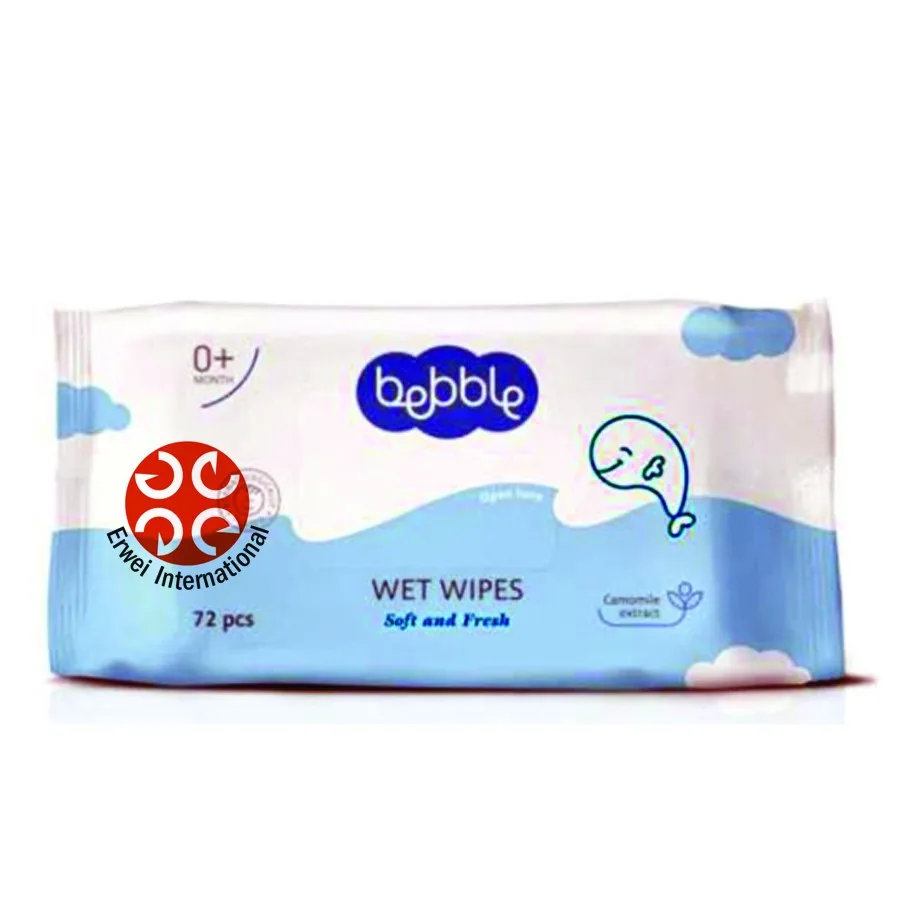 Sensitive and Skincare baby wipes PH balance baby wet tissue