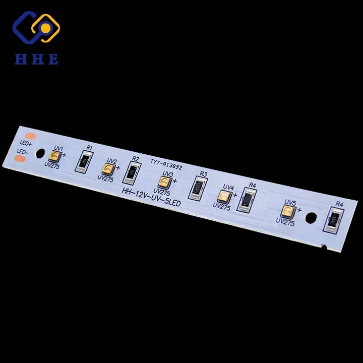  Pcb 12В 3535 275nm 280nm UVC smd led pcb для обеззараживания воды бактерицидные лампы