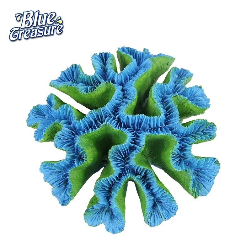 Well designed Blue Treasure marine aquarium handmade resin reef corals