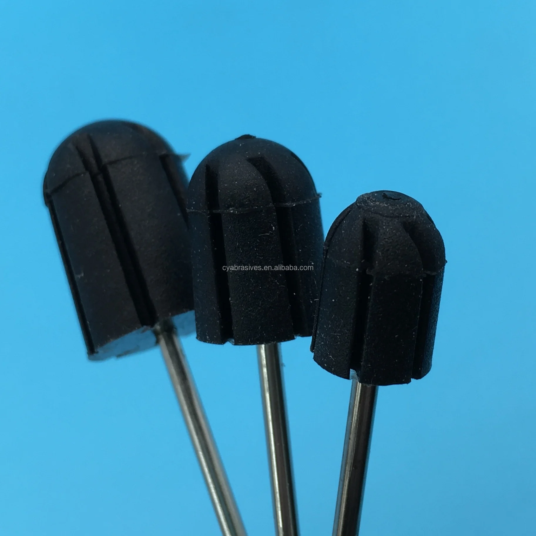 Podiatry Sanding Cap Holder Dremel Bit Nail Mandrel Material nail sanding caps with rubber