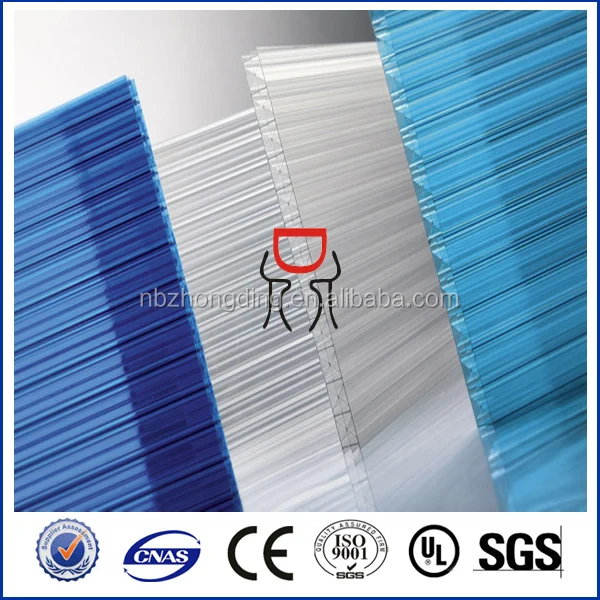 10 years warranty polycarbonate hollow sheets