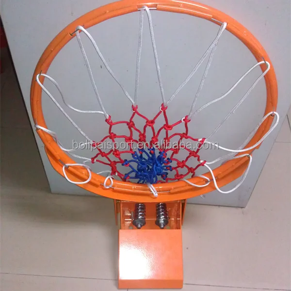 Championship officer size double springs basketball ring with net