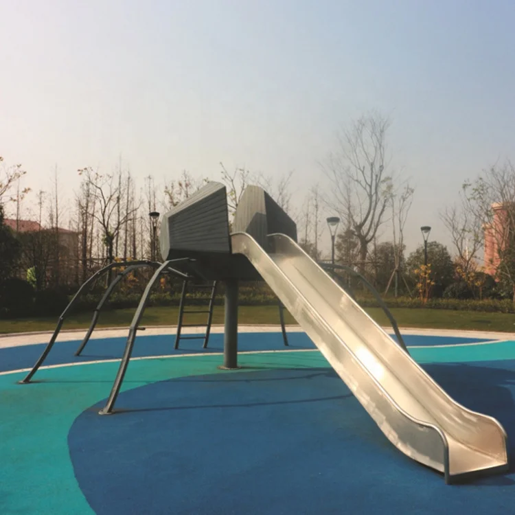 China factory customized stainless steel tube children outdoor slide playground
