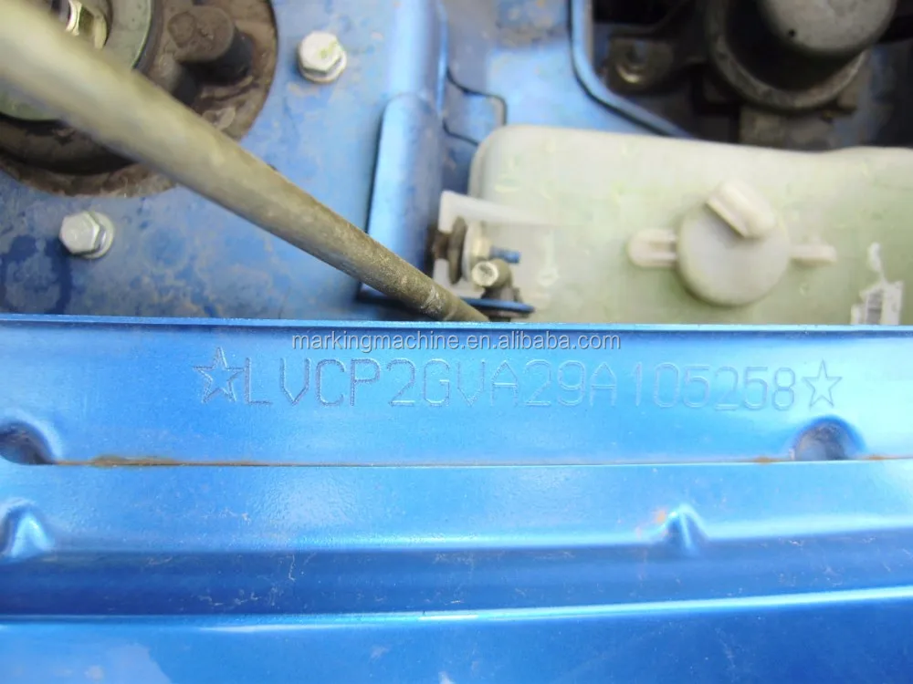 Car vin number dot pin marking machine