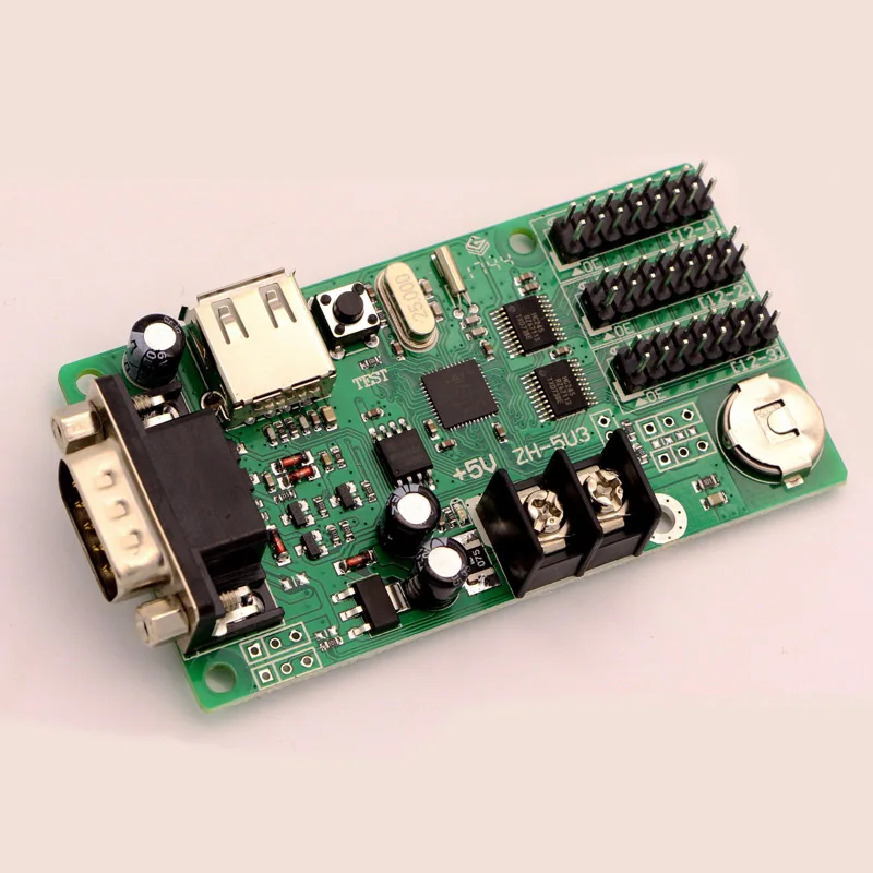 USB And Serial Dual Communication P10 LED Display Panel Board