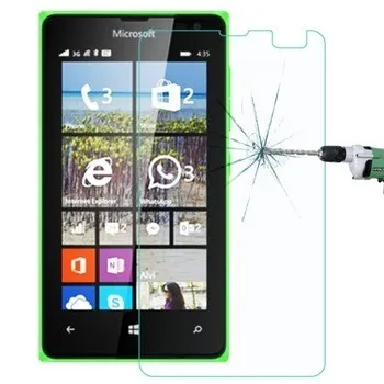 Защитное закаленное стекло 0.3мм для Nokia Lumia 435 N435 в розничной упаковке