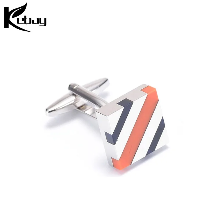 Stainless steel luxury custom cufflinks and tie clips