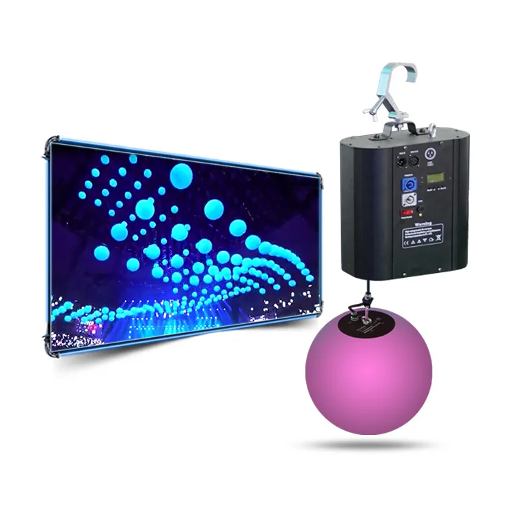 DMX RGB Stage Celling LED Kinetic Ball 3D Wedding Background Decoration