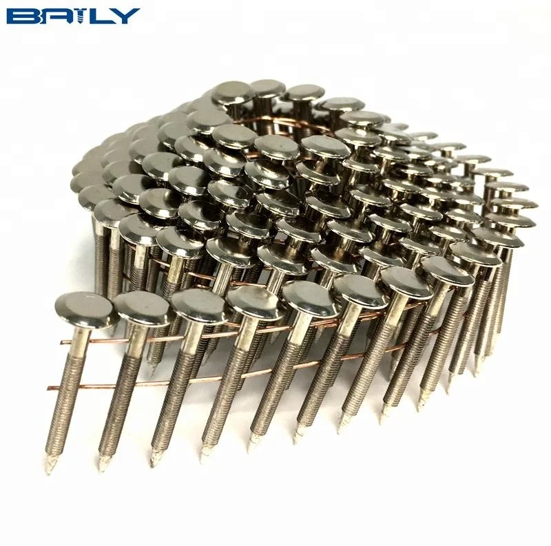 Factory supply various spiral roofing coil nail for coil nail gun