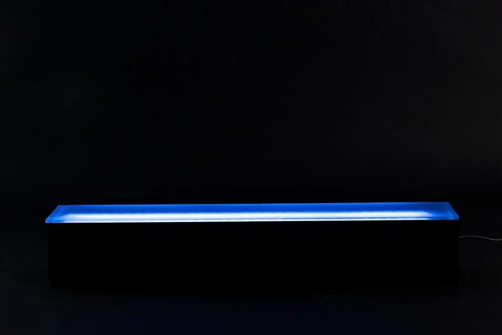 LED Lighted Bottle Display Shelf Liquor Wall Bar