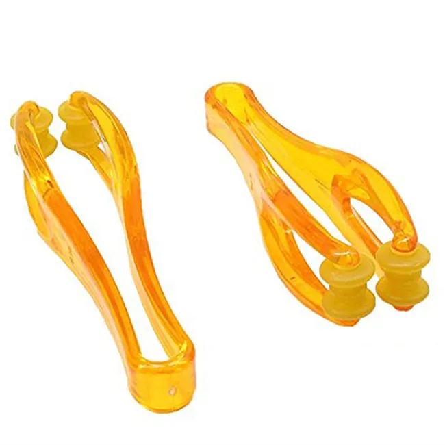 2019 Handheld Blood Circulation Tool Stress Relief Plastic Hand Care Relax Double Rubber Roller Finger Massager