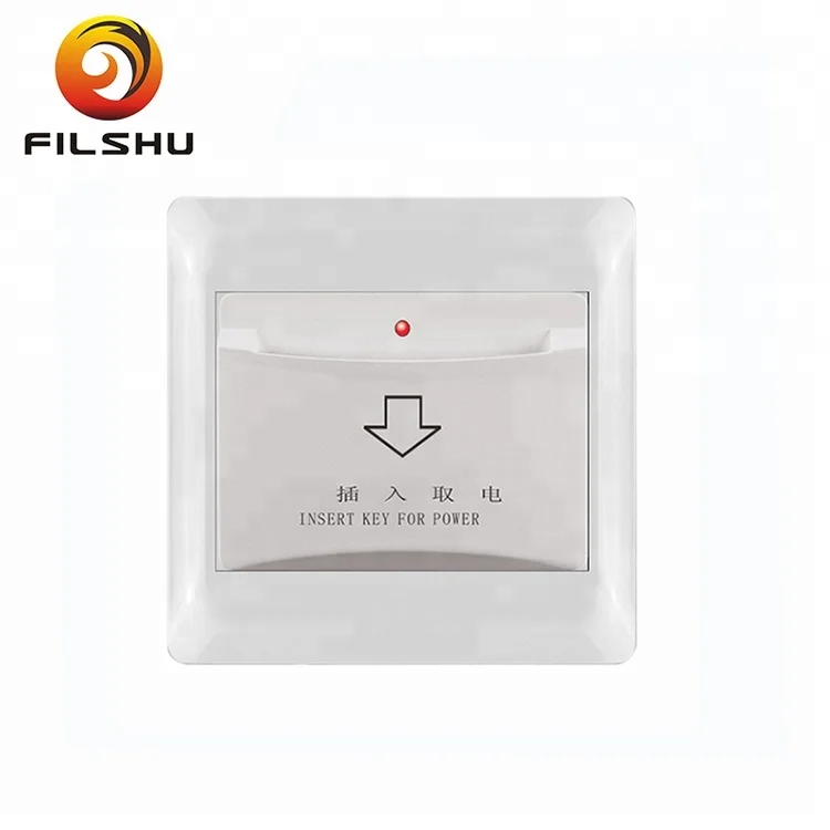 Hotel Card Insert On Off Power light switch Wall switch