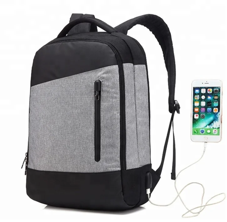 Waterproof Anti-theft Pack With USB Charging Port Business Travel Backpack For Office Men Anti theft 15 inch Smart Laptop Bag