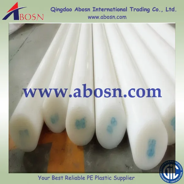 Plastic rod made of polyethylene, acrylic, polypropylene