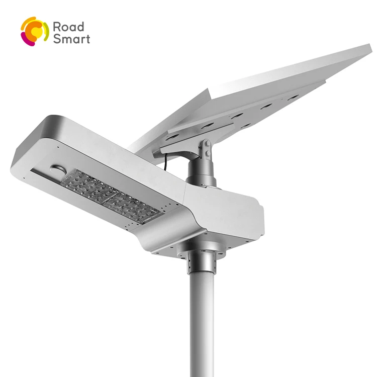 
china supplier solar led street light 60w 50w 40w 30w 20w integrated solar street light microwave motion sensor solar path light 