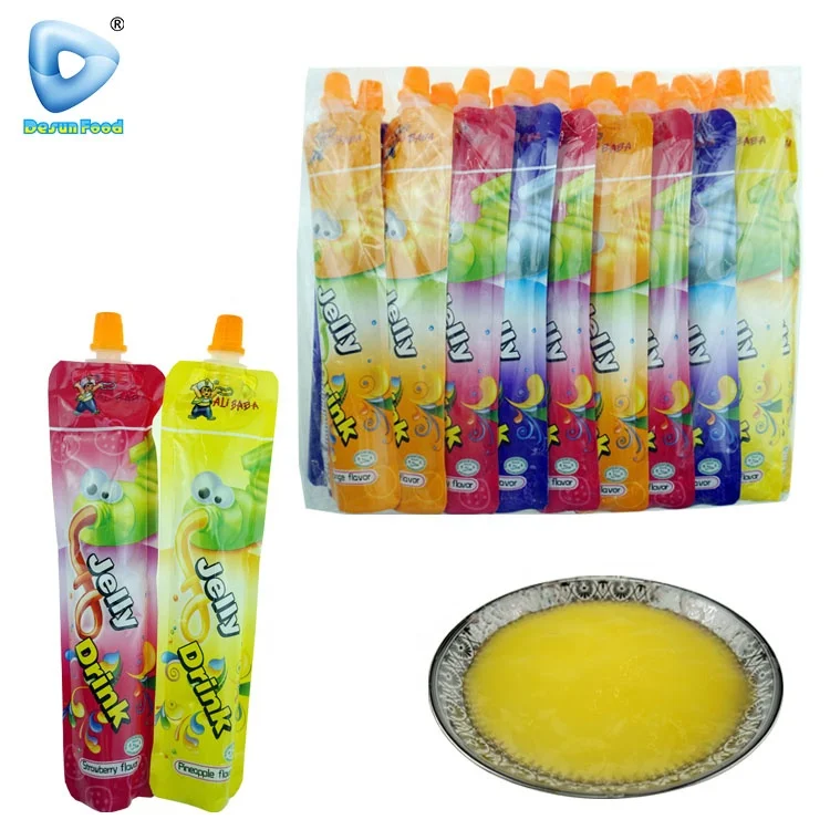 New goods assorted fruit suck jelly drink
