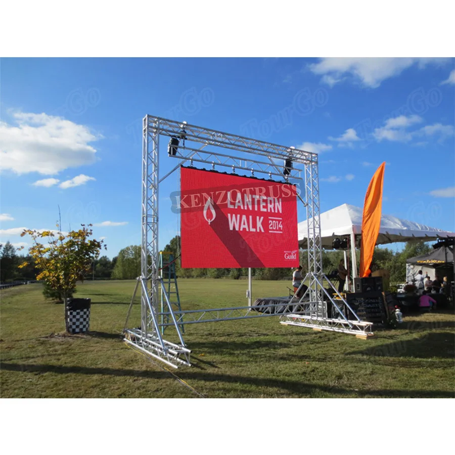 Lifting Jbl Speaker Truss Led Screen Lighting Truss Stand For Stage