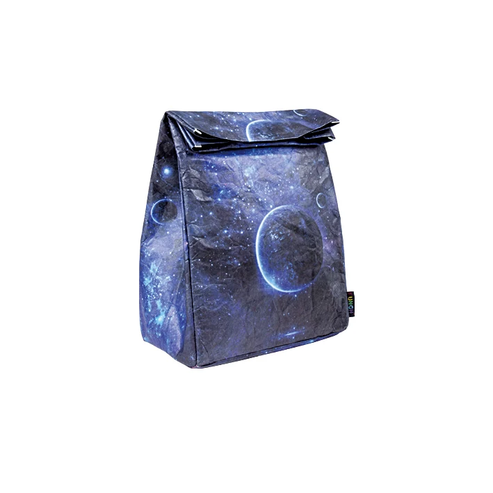 Экологичный пакет для ланча, бумажный пакет tyvek, многоразовый охлаждающий мешок для сэндвичей/Фаст-фуда