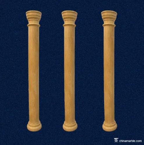 round marble pillar design/marble column roman column/stone column capital