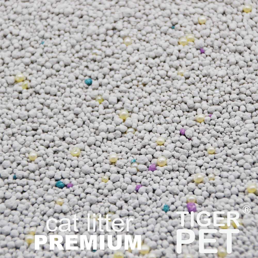 2024 Pet products Dust free super clumping pet sand Nature colored bentonite cat litter supplier