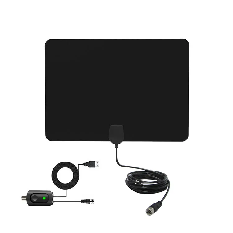 
Wholesale digital Indoor TV Antenna Amplified 80 Miles Range Detachable Antena TV digital and 13ft Coaxial Cable HDTV Antenna 