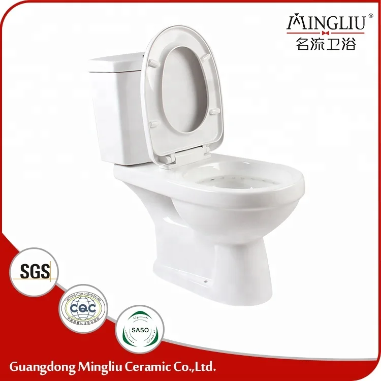 China Promotional Floor Mounted Two Piece Ceramic Vip Bathroom Toilet Set