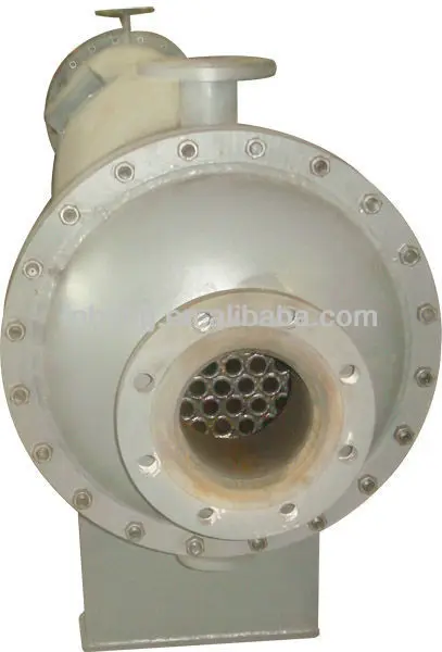 glass lined shell-and-tube condenser