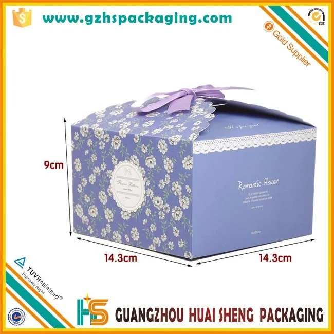New style customized take away cardboard cupcake box
