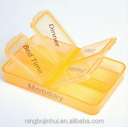 
Useful Medicine Weekly Storage Pill 7 Day Tablet Sorter Box Container Case Organizer Health Care Pill Box Colorful 