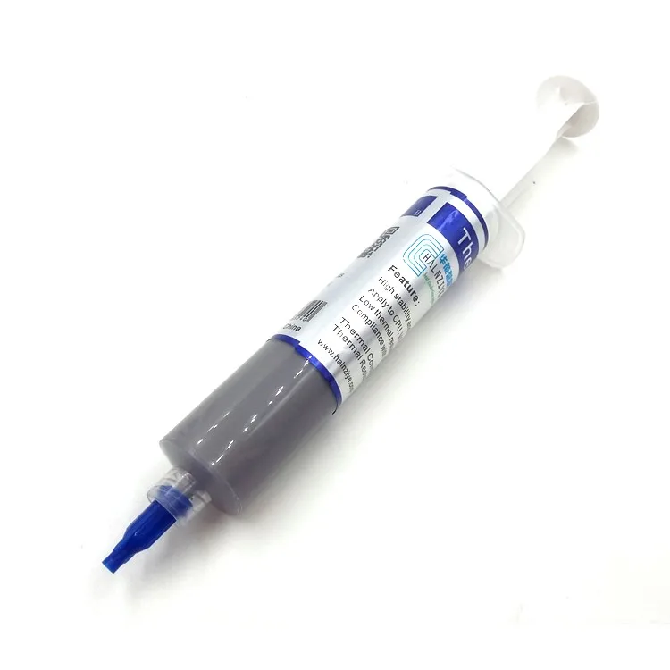 Grey 30g led lights heat sink thermal paste syringe high temperature artic silver CPU processor Conductive thermal paste