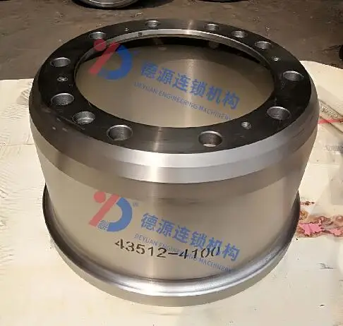 Japanese Truck Spare Part 43512-4100 Brake Drum Rear 10H