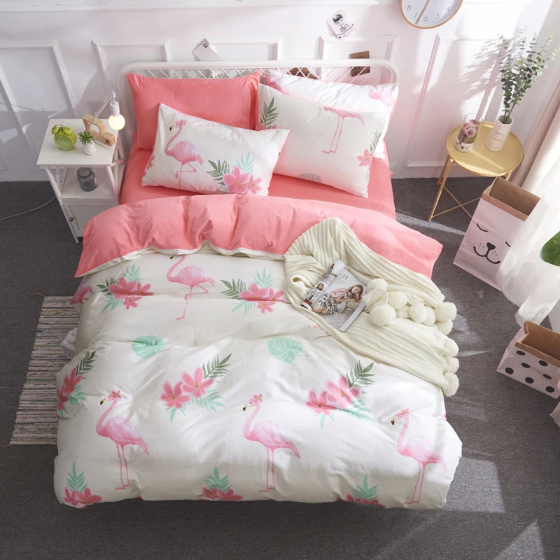 
Soft Warm cheap cartoon cute print polyester kids baby bedding sets bed set quilt covers 