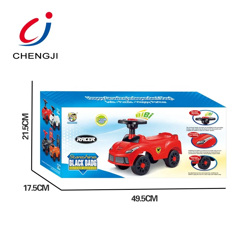 
Hot selling children slide mini plastic cool design assembly cheap baby ride on car 