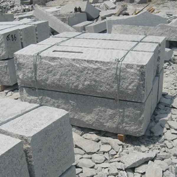 
natural surface grey granite curb 