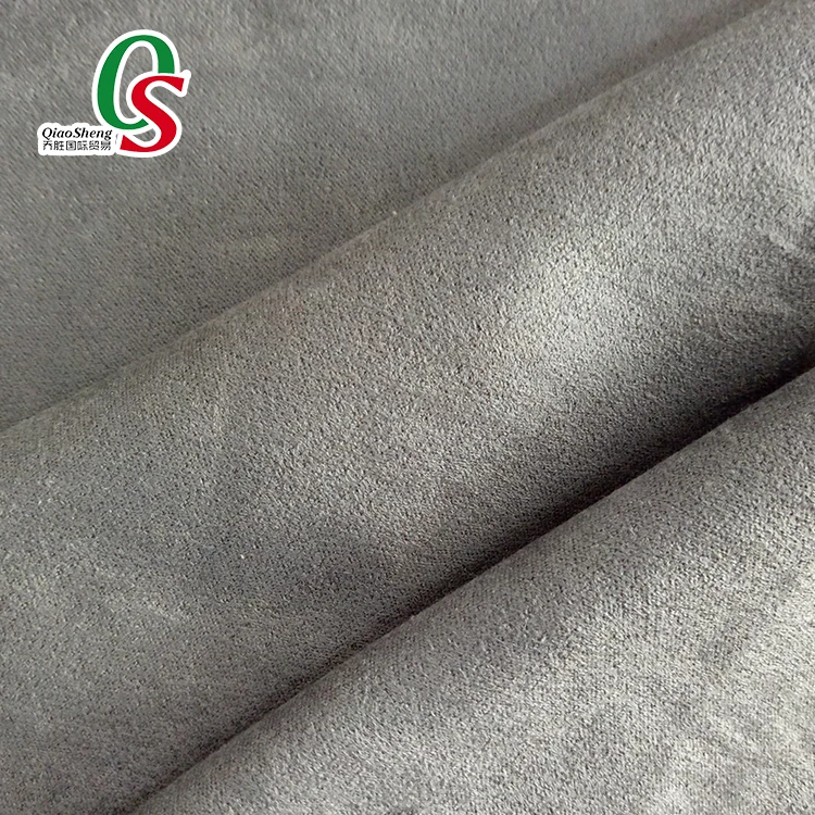 synthetic faux suede brush suede fabric for lining of  bags