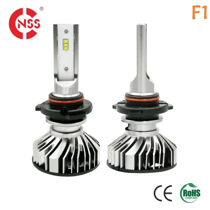 NSSC F1 LED Car Headlight 9005 Factory Direct 30W High Lumens 4000lm output