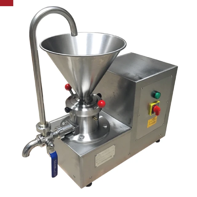 
JMS60 Emulsifying Colloid Mill Tomato Tahini Sesame Paste And Peanut Butter Making Machine Fruit Grinder 