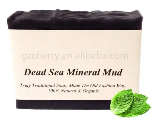 Грязи Мертвого моря кускового мыла с активированным углем и естественных эфирных масел