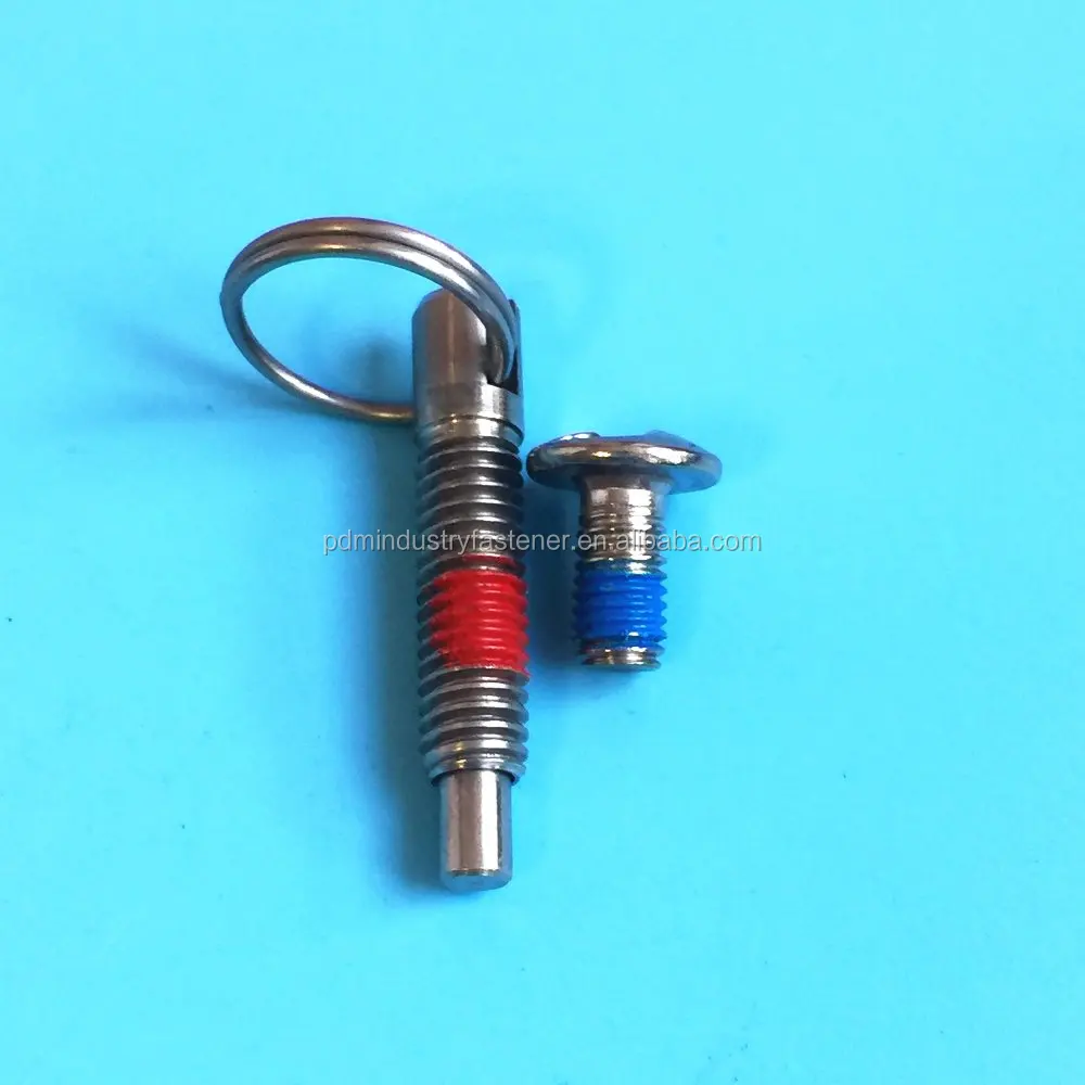 Din Pull Ring Retractable Plungers M2 & M16 Nylon Anti-Loose Screw Nylok Patching