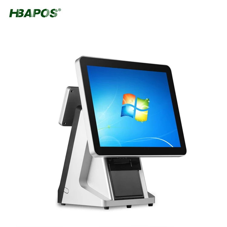Electronic cashier machine  Restaurant POS System All In One Touch Screen Cashier HBA-Q17D