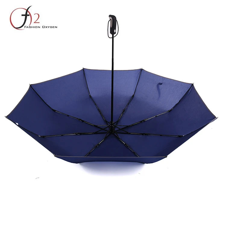 Профессиональный дизайн вал и стекловолокна ребра Авто Открыть Закрыть Зонт в 3 раза