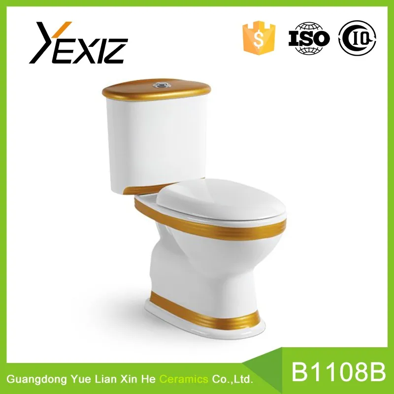 
B1108&D625 YEXIZ the Most Popular New Sanitary Wares from China Factory Ceramic Bathroom Sets Toilet 