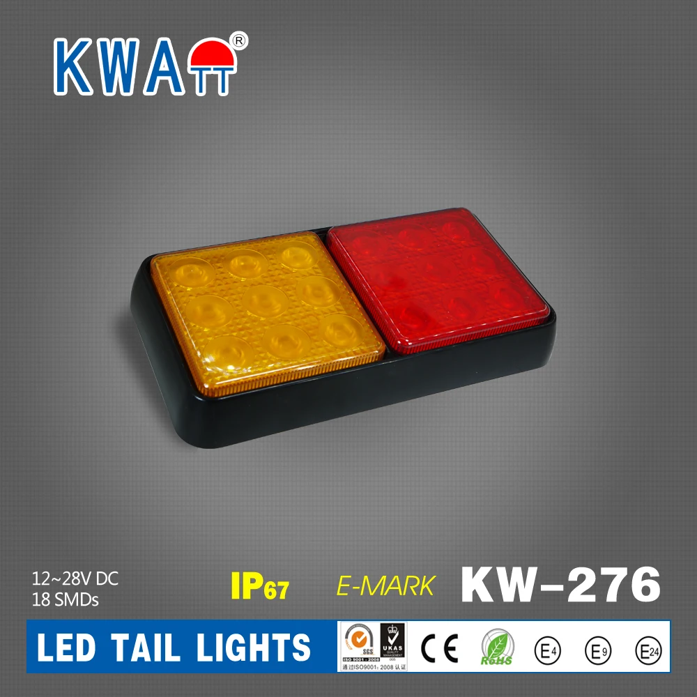 Emark waterproof LED Trailer lamp Tail Light for Marine,Boar,Vehicle,Truck.